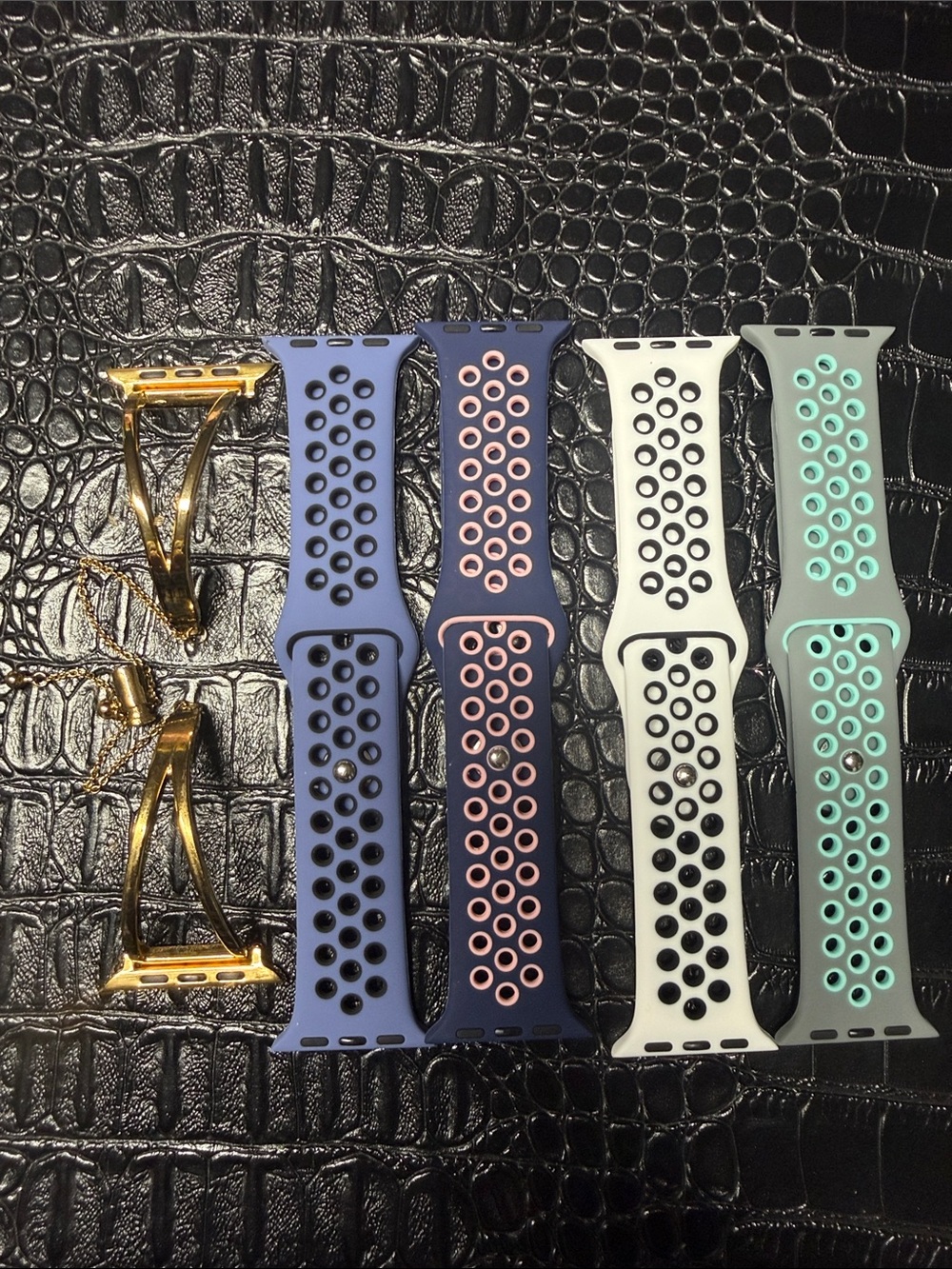 Silicone Sport Watch Bands Apple Compatible 38 40